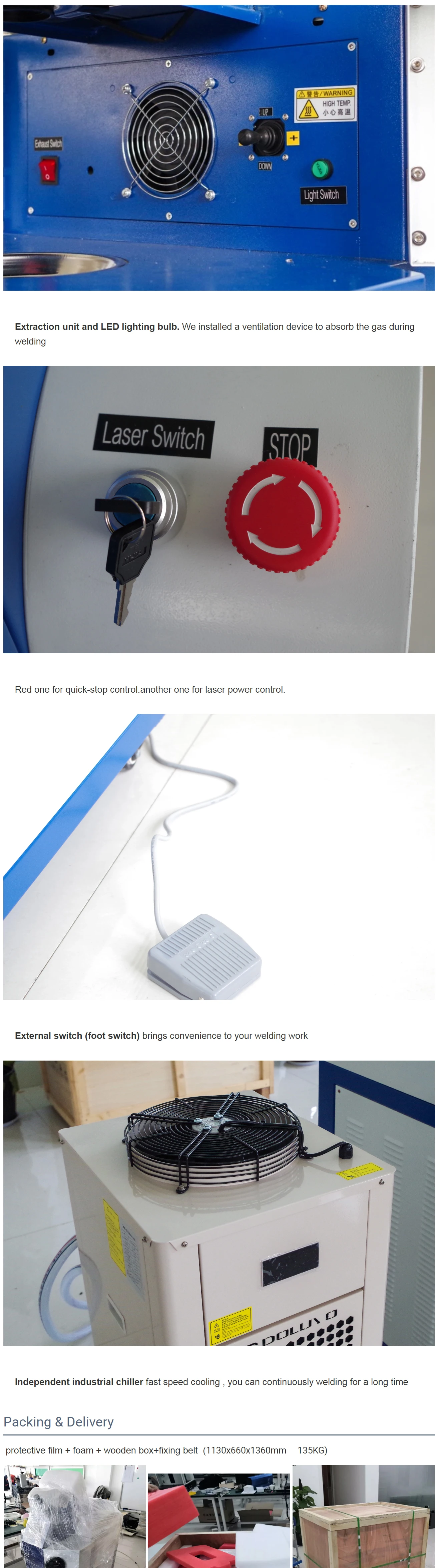 200w High Precision Handheld Laser Welder Portable Laser Welding Machine to Weld Battery Jewelry for Goldsmiths