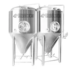 3000l Fermenter 3000L Pressured Stainless Steel Glycol Jacketed Side Manway Beer Wine Kombucha Fermenting Tank