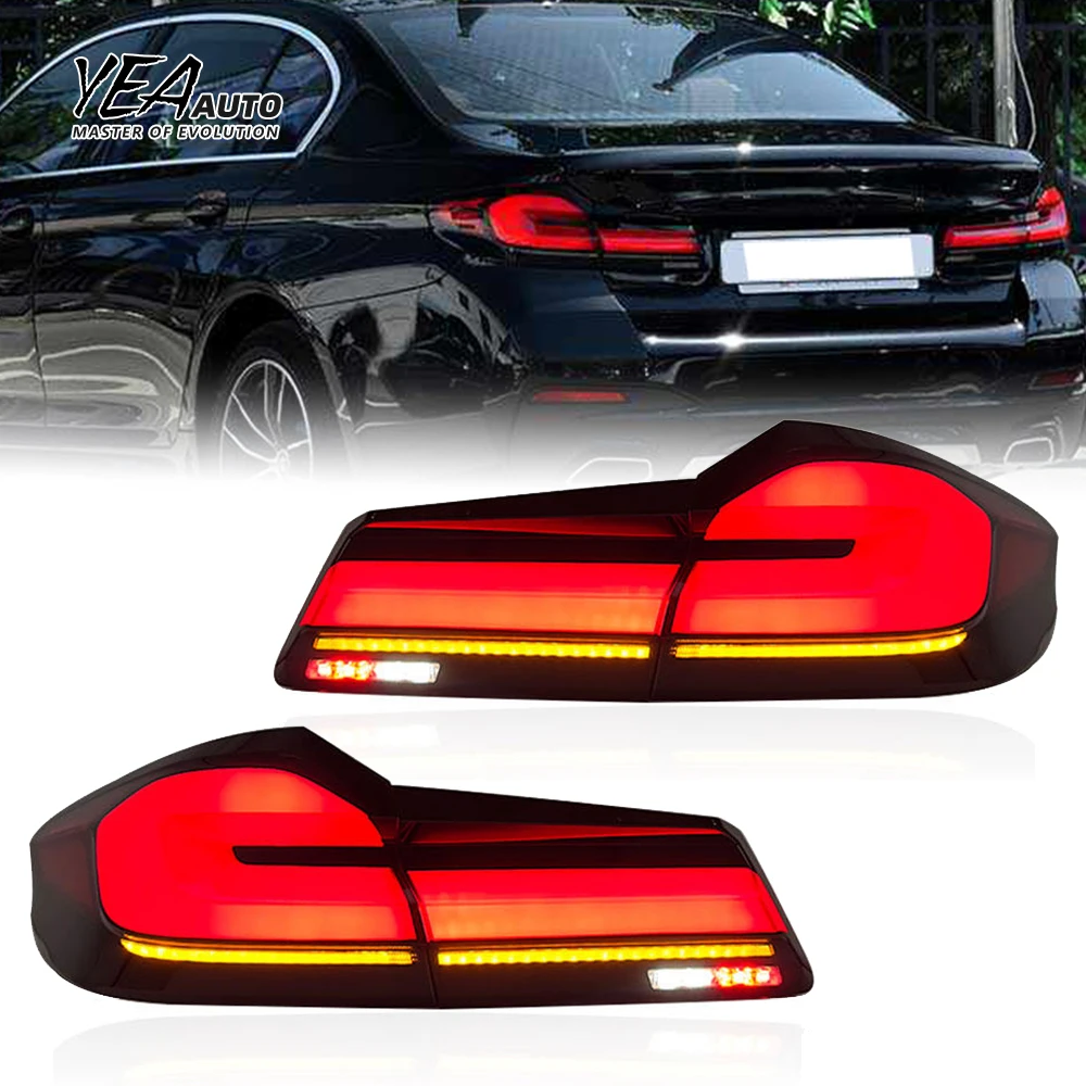 product modified full led taillights for bmw g30 5 series led taillight g38 2017 2020 g30 m5 f90 light brake lamp plug and play-4