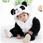 Kids Romper Kids Rompers Unisex Baby Hooded Newborn Fleece Onesie Kids Jumpsuit Infant Baby Romper