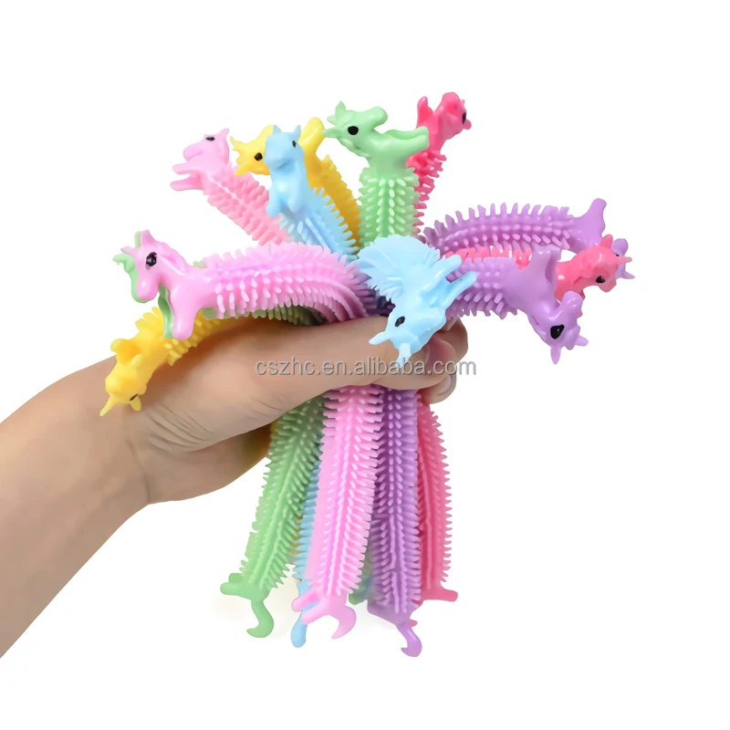 Worm Noodle Stretch String TPR Rope Anti Stress Toys Fidget Autism Vent Toys Decompression Sqishy Toy