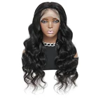100% 13X6 HD Lace Frontal Wig Human Hair Wigs HD Lace Pre Plucked WeKeSi Luxury 100% Virgin Human Hair Lace Front Wig