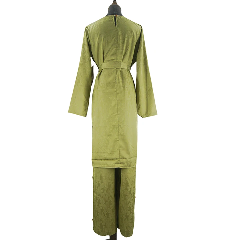 Wholesale Islamic High Quality Nida Two-Piece Jilbabs Eid Prayer Robe and Khimar Set for Adults for Muslim Women manufacture