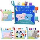 Activity Baby Activity Book Intelligence Activity Soft Fabric Cloth Story Books Bedtime Book For Newborn Baby