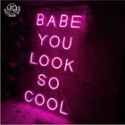 Birthday Neon Sign Art Cheap Price Birthday Decoration Neon Sign Letter LED Dimmable For Party / Wedding