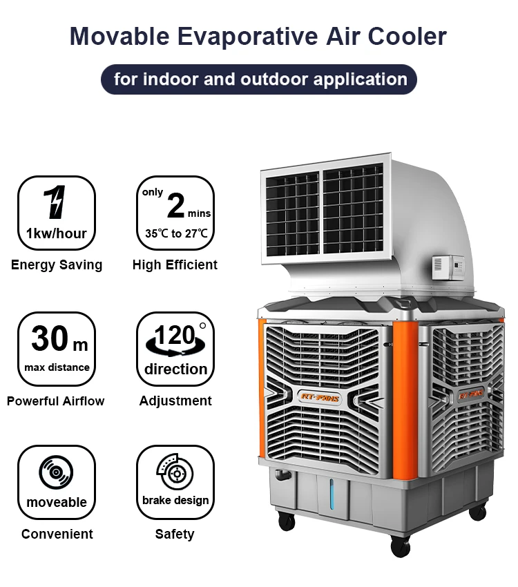 Cooling Portable Desert Cooler, RTFANS, 300L - detail 4