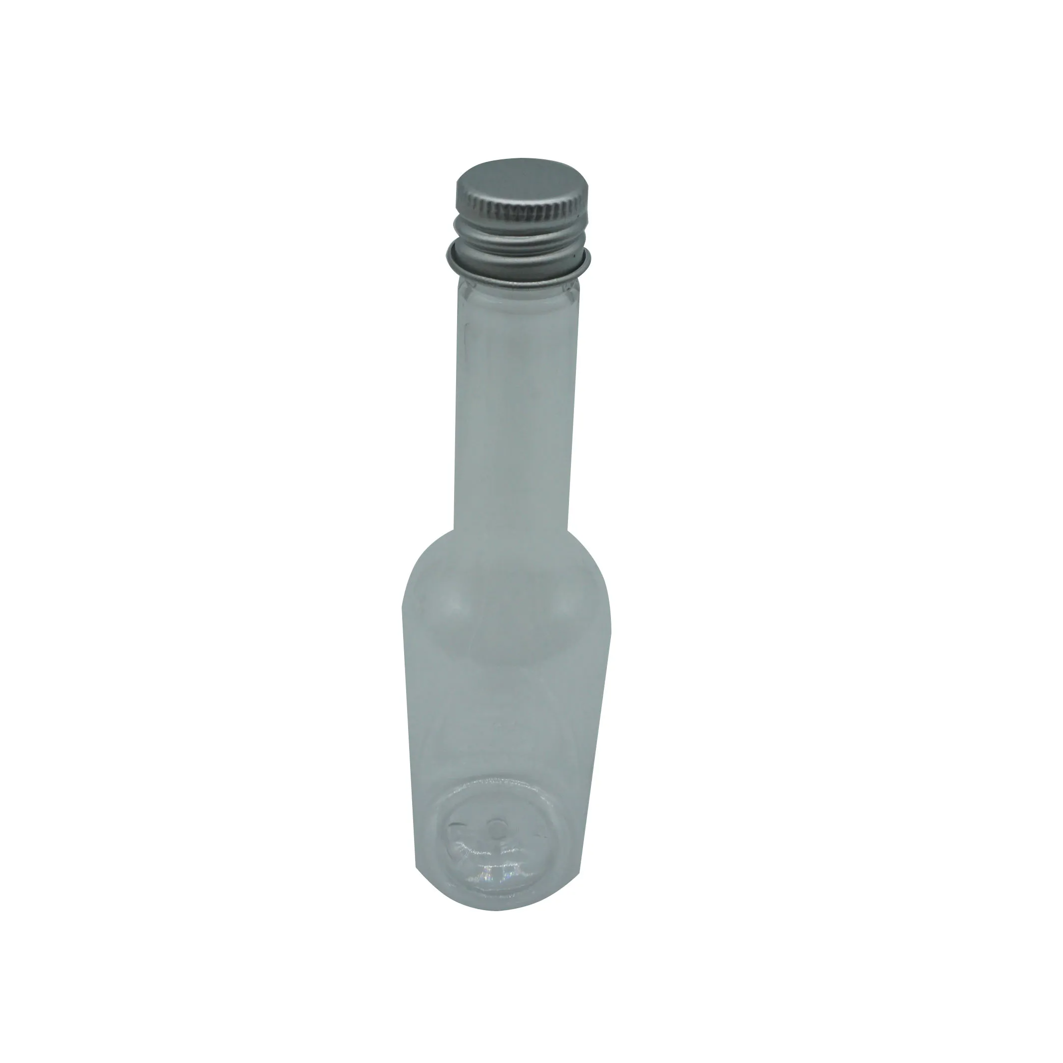 product 50ml mini plastic liquor bottle pcr wholesale plastic transparent  wine drink juice beverage bottle with aluminum cap-27