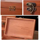 Wooden Jewelry Box Wooden Jewelry Box Retro Storage Box Hinged Cover