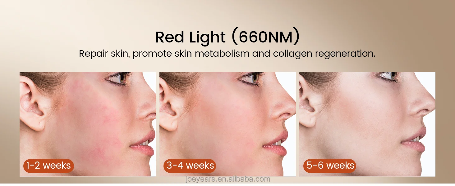 LED Photon Beauty Mask Instrument 216pcs LED Beads Facial Beauty Mask Infrared Red Light Therapy Face Mask