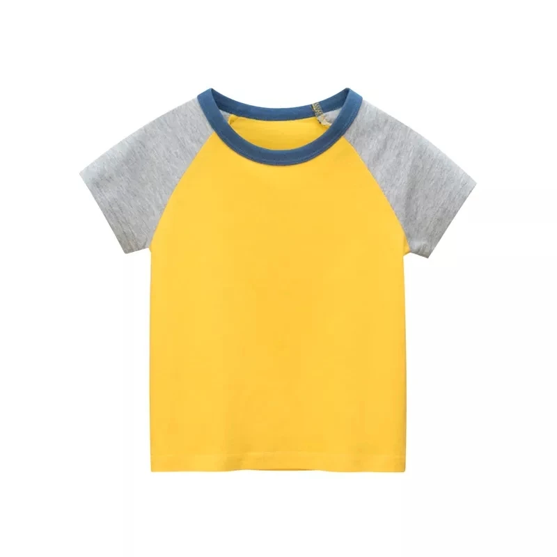 manufacturer Custom t shirt for kids boys blank o-neck t-shirt comfortable 100%cotton t-shirts wholesale