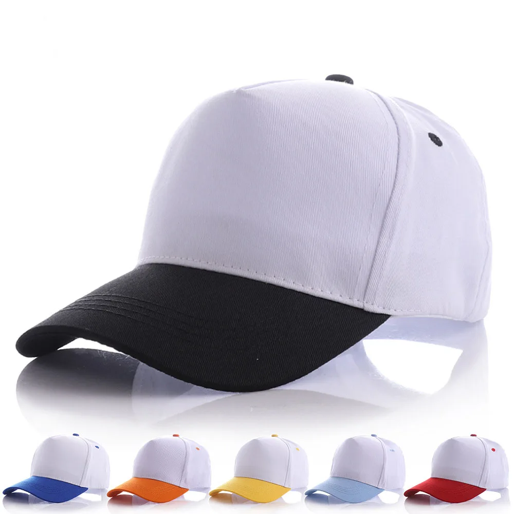 Fashion Wholesale Blank Adults Custom Two Tones Colors Cotton Baseball Cap