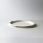 Plate Oval Plate Disposable Bagasse Compostable Oval Dinner Plate For Picnic BBQ Dinner Wedding Party