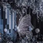 Butterfly Decoration Wedding Butterfly Background Props Stage Decoration Butterfly Wings Screen
