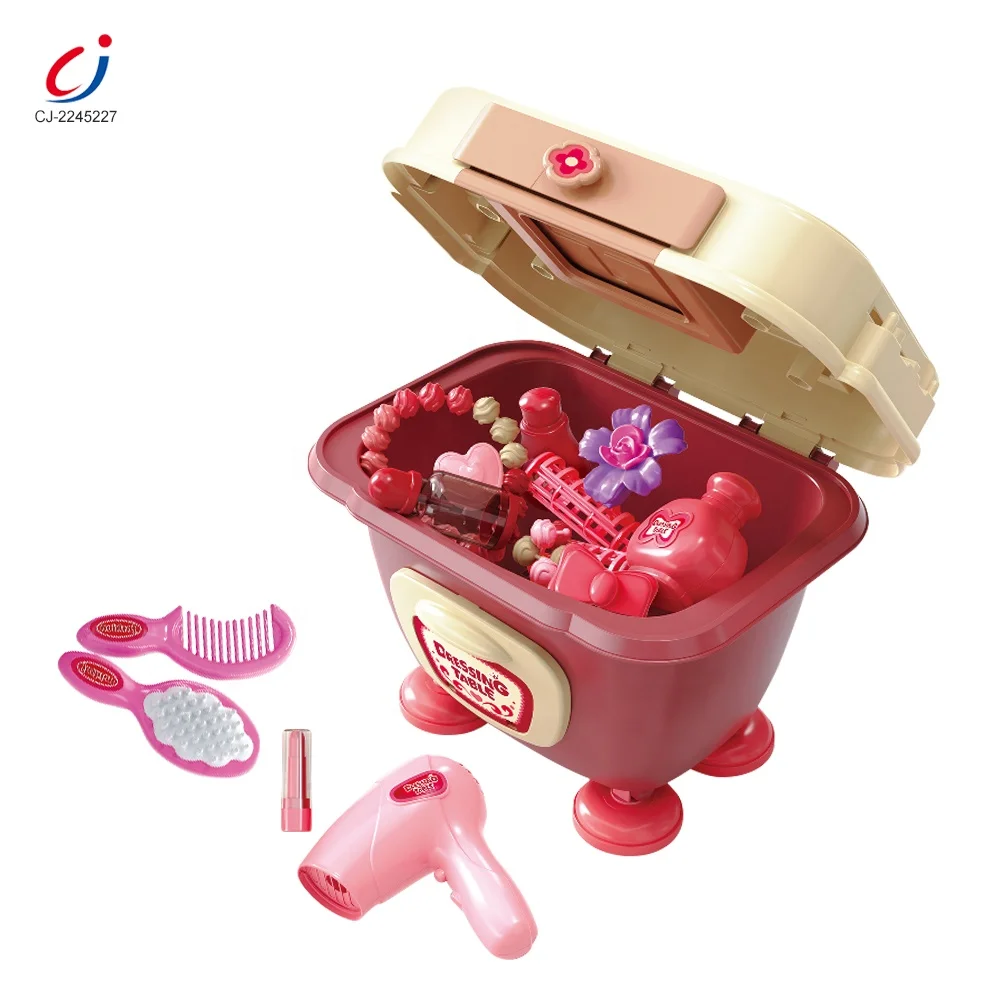 Chengji pretend play princess dresser play house toys wholesale kids make up toy set makeup set kit toy for kid girl