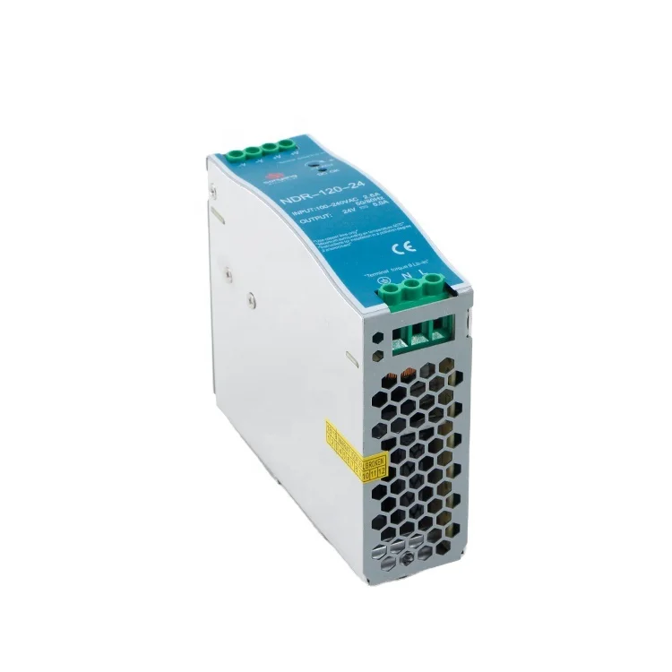 China Wenzhou  Manufacture Din Rail Series Japan Power Supply NDR-120W  Ultra-thin Switching power supply