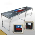 Party Folding Halloween Party Design Outdoor Folding 8' Folding Beer Pong Table