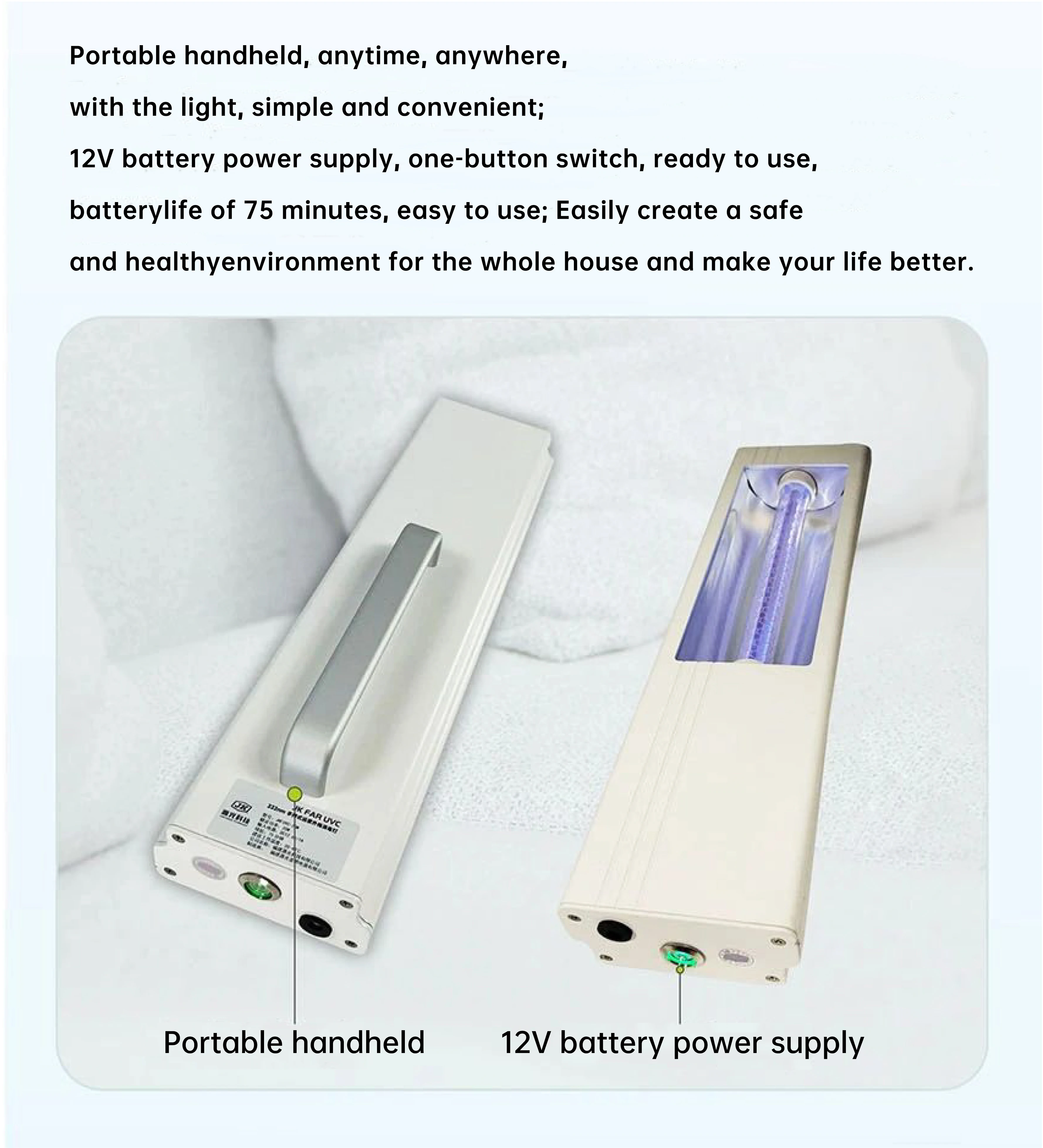 Sterilization Ultraviolet Lamps Disinfection Far UVC Light Bulb150W 60w 30w Excimer Lighting 222nm UVC Lamp manufacture