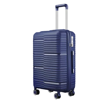 PP Trolley Luggage 20 24 28 inch Wholesale PP Suitcase Sets Travel Bag Customized Traveling PP Luggage   set hard shell