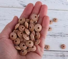 Wood Beads Wood Wholesales 13mm Organic Beech Wood Abacus Beads Wooden Beads Teether Making