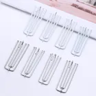 Pleat High Quality S Type French Pinch Pleat Tape Metal Silver Curtain Pin Hook Home Decoration