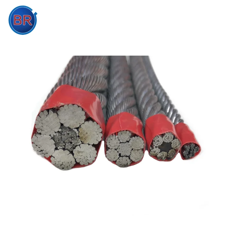 1960mpa High Tensile High Carbon Galvanized Steel Wire Rope 6 19 6 36