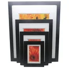 Frame Modern Black Gallery Air Float Picture Frame 11x14 Photo Frame Wood