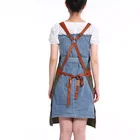 Cape Canvas Fabric Barbershop Hair Cutting Apron Work Clothes Cape For Barber Salon