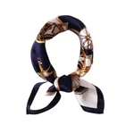 Scarf Wholesale Or Customize 2021 Silk Scarf 55*55cm Amazon Hot Sale Drop-shop Scarf Ladies Silk