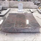 Tombstone Tombstone Paradiso Granite Stone Double Tombstone