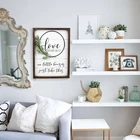 Decoration Wall Hanging Decor Wholesale Custom Fashionable Home Decoration Wooden Metal Wall Decor Hanging Wood Signs