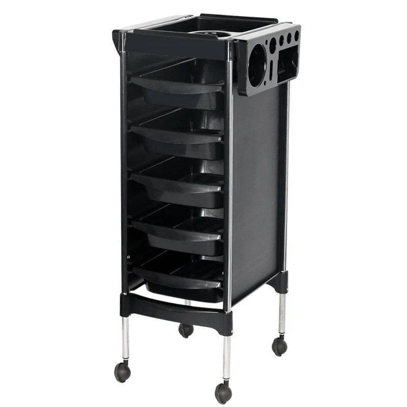 Hair salon trolley tool multifunctional three-layer beauty salon furniture trolley