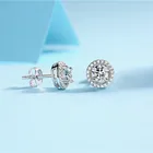 Hoop 2021 Hot Sale Moissanite Diamond Gold Plated Hoop Earrings Drop Shell Earrings Women