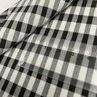 Check Design Fabric Woven Polyester Stretch 4 Way Spandex Yarn Dyed Style Check Design Fabric