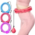 Hula Hoops DESUN Unisex Lose Weight Adjustable 24 Sections Hula Hoops With Ball