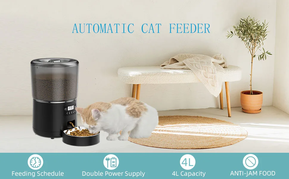 AUTOMATIC CAT FEEDERS