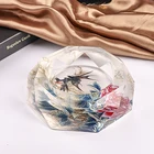 Crystal Crystal Custom Patterned K9 Crystal Glass Ashtrays Smoking