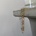 925 Pure VIANRLA 925 Sterling Silver Stacking Necklace Minimalist Pure Silver Necklaces