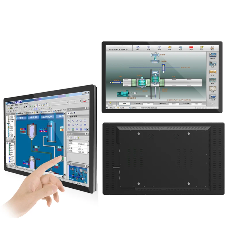 lcd monitors 4k touch screen factory