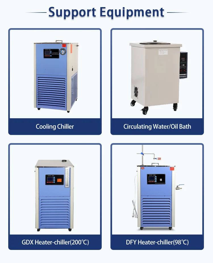 Lab Thermometer Soxhlet Crystallization Reactor