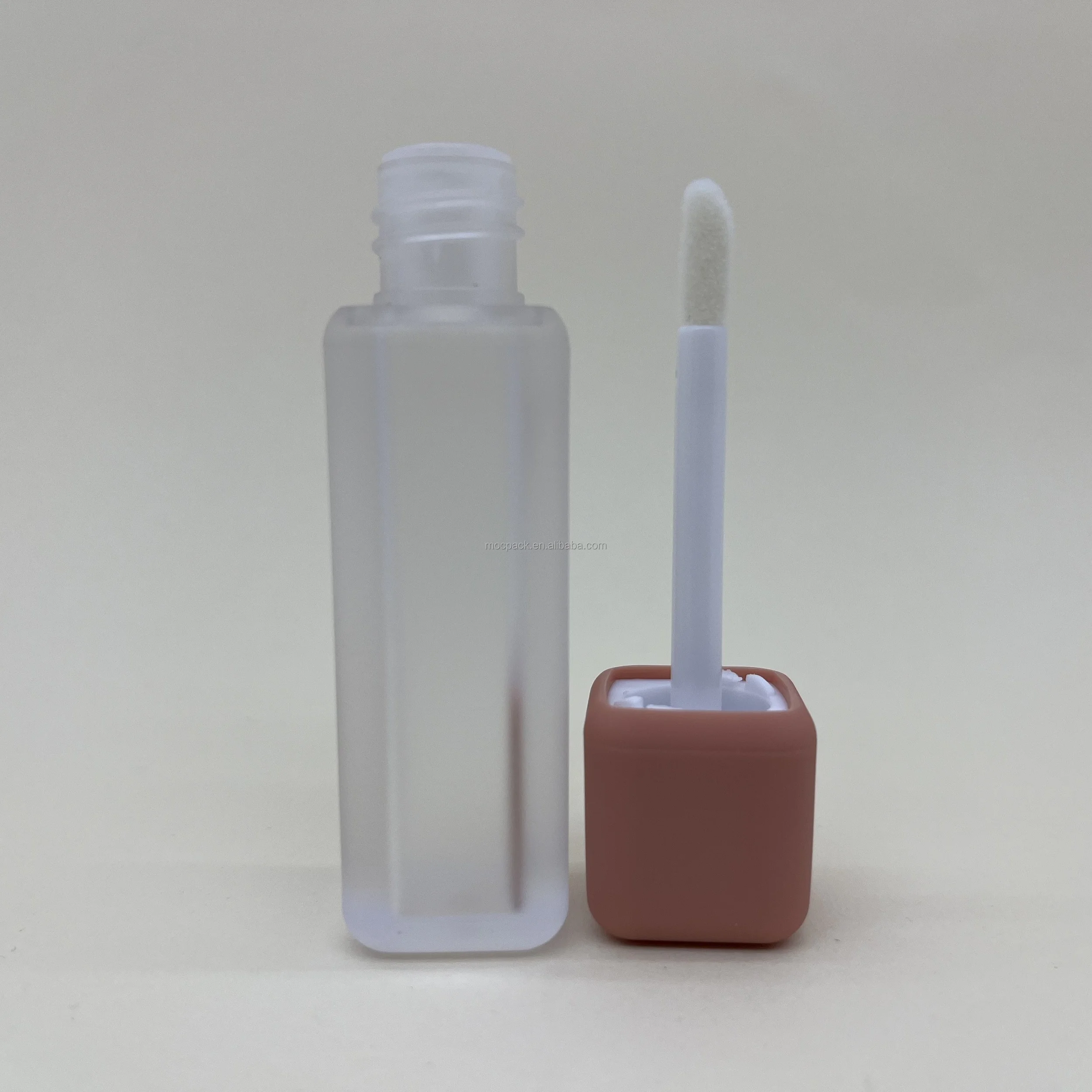 product hot sale soft touch square cute lip gloss tube matte lip tint container 5ml-27