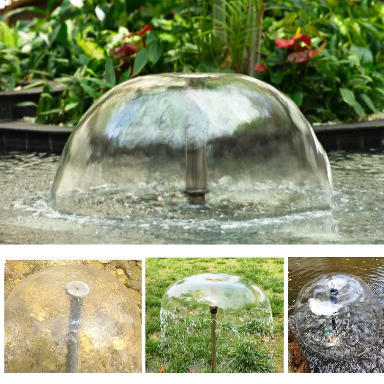 Wholesale Modern Stainless Steel Water Fountain Nozzle High Quality Brass Garden and Mushroom Fountain Fast Delivery factory