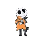 Day Christmas Decoration Halloween Day Ghost Enamel Lapel Pin Christmas Brooch Pin