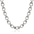 Jewelry Factory Punk Style Necklace Earrings Bracelet Set Jewelry Sliver Gold Punk Thick Chain Choker