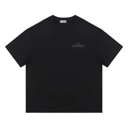 N20 Custom printing logo Letter Reflective Drop Shoulder plus size men's t-shirts Wholesale Hip Hop Streetwear Oversized t shirt