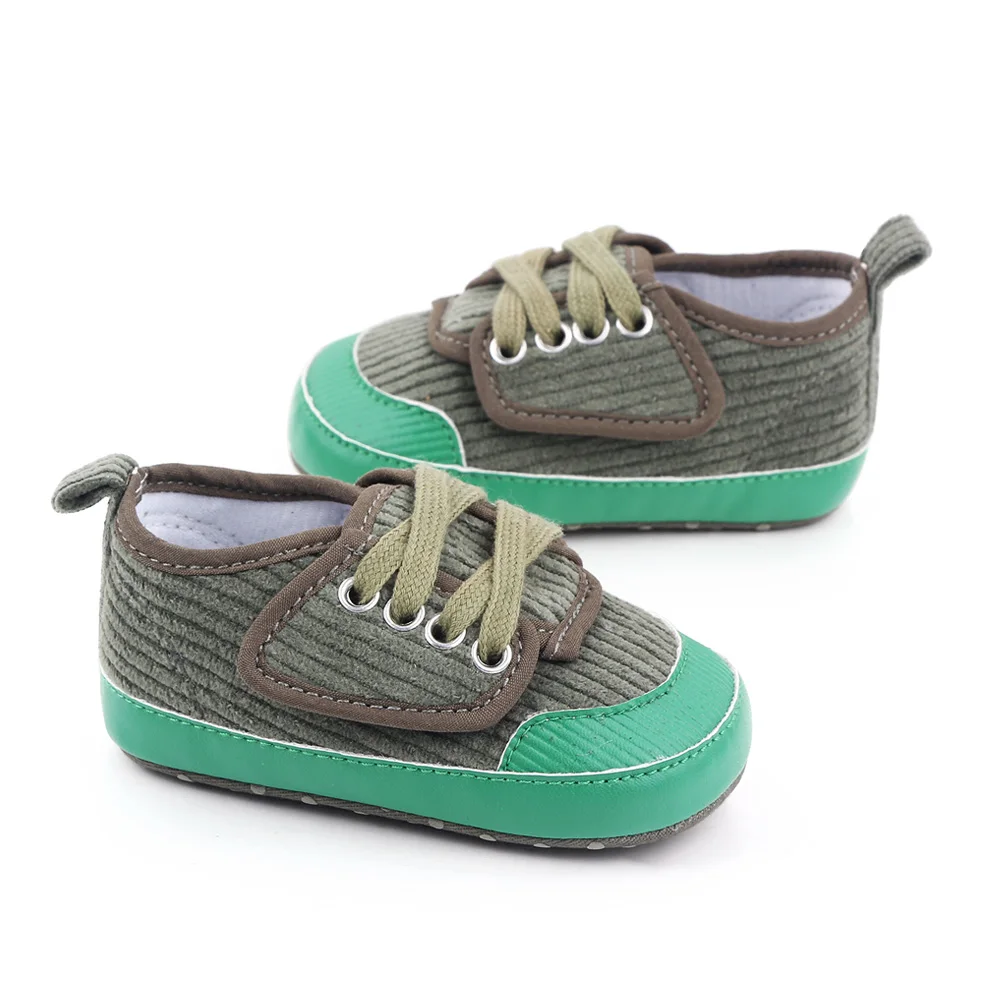 0-1 Year Old Infants Indoor Toddler Shoes Baby Boys Solid Color Soft Soled Casual Shoes manufacture