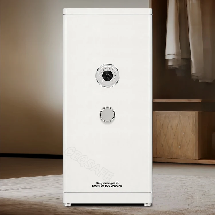 product ceqsafe face recognition tuya app wifi electronic digital fingerprint lock smart safe box for hotel home use-4