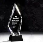 Crystal Award Crystal K9 Crystal Material High Quality Color Printing Crystal Award Glass Trophy