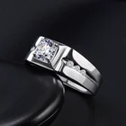 Ring Silver Silversilver Ethnic Style Retro Men's Ring Adjustable Size S925 Silver Ring