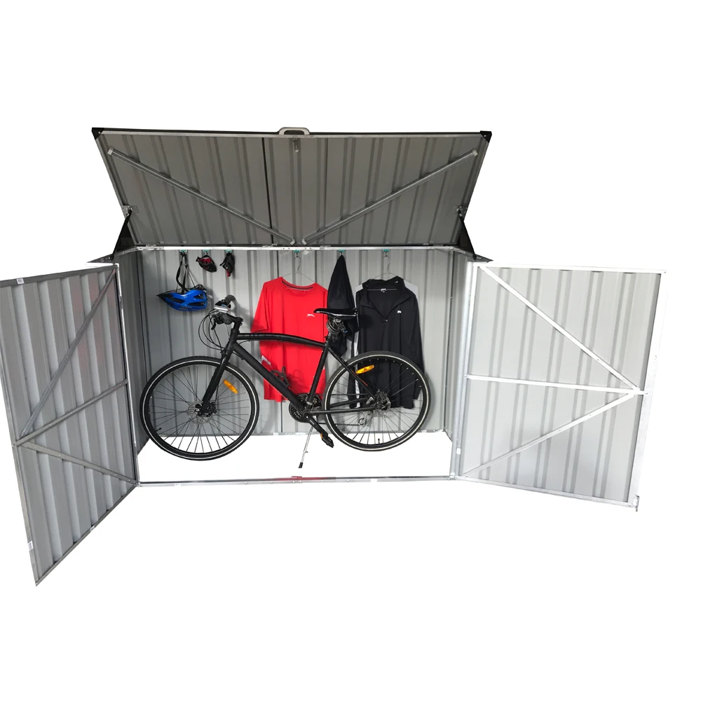steel bike storage shed