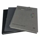 Custom Full Color Pantone Color Fabric Colourful Linen Hardcover Book Printing